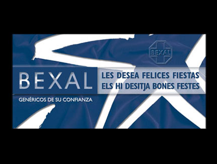 Felicitación Navidad Laboratorios Bexal. Madrid.