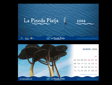 Calendario Patronat de Turisme La Pineda. Vila-seca.