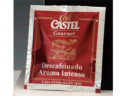 Retoque sobre dosis café Castel.